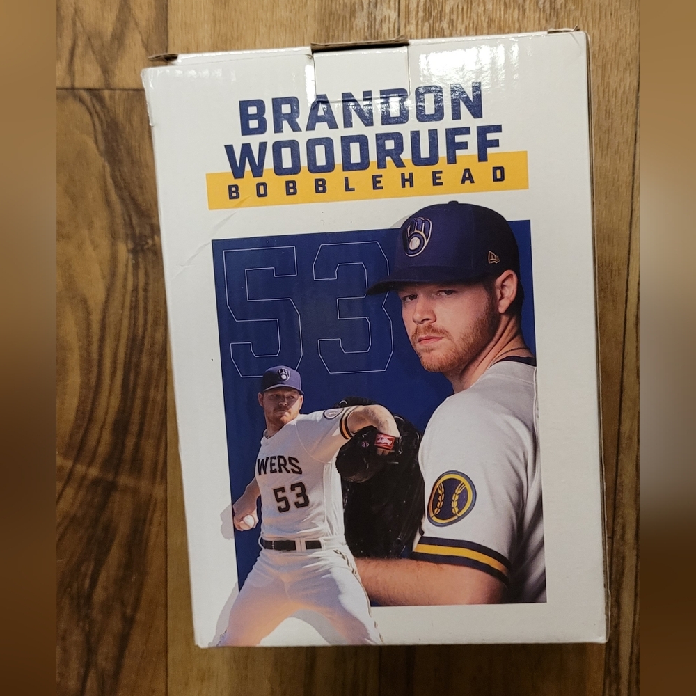 Brandon Woodruff Bobblehead - Blue and White - Picture 2 of 2